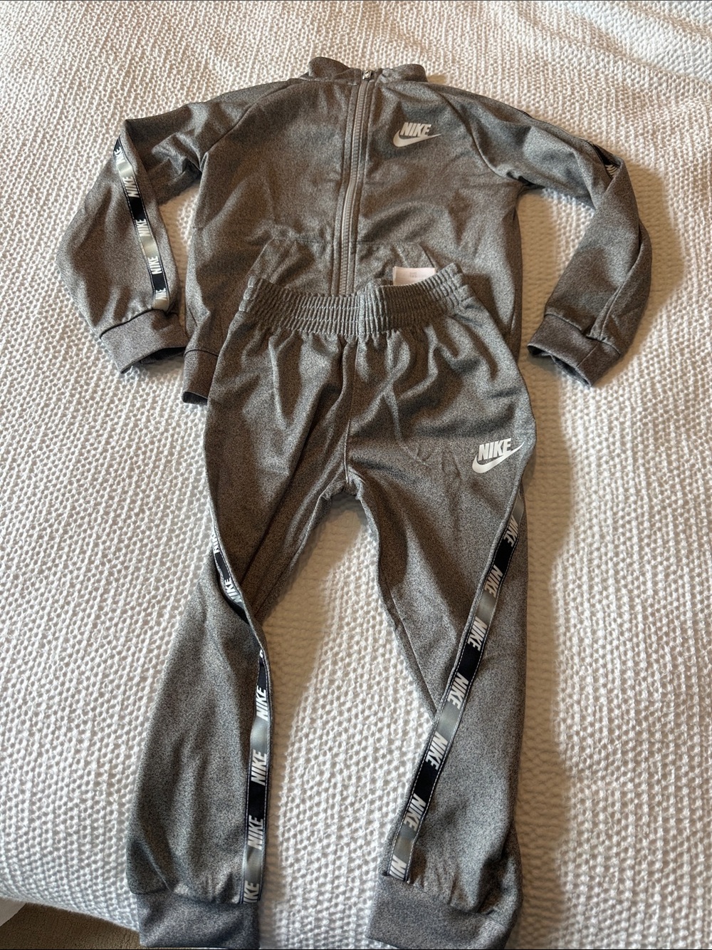 Nike Grey Youth Track Jacket and Jogger Set